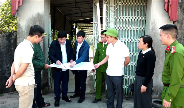 UBND xã Mao Điền làm việc với Chủ đầu tư và Hộ dân thôn Chùa về Dự án Khu công nghiệp Đại An