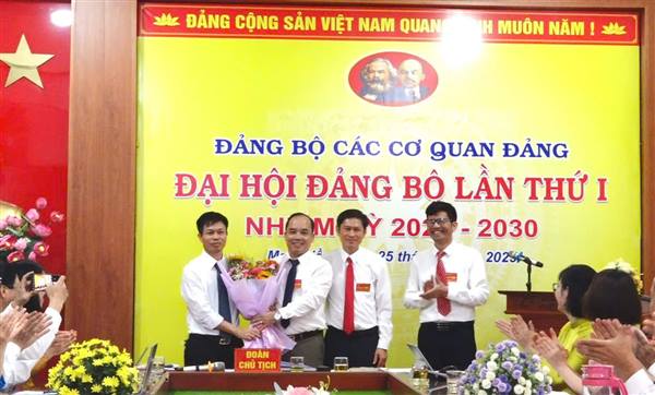 Đảng bộ các cơ quan Đảng xã Mao Điền tổ chức Đại hội Đảng bộ lần thứ I, nhiệm kỳ 2025 - 2030