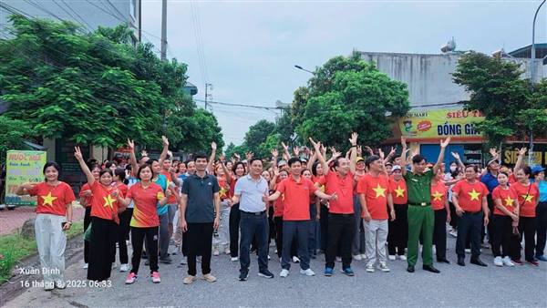 Xã Mao Điền tham gia sự kiện "Cùng Việt Nam tiến bước" 1 tỷ bước chân tiến vào kỷ nguyên mới