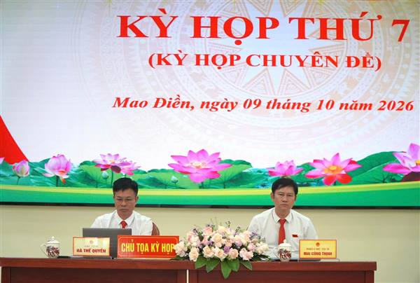 HĐND XÃ MAO ĐIỀN THÔNG QUA 03 NGHỊ QUYẾT QUAN TRỌNG, GÓP PHẦN NÂNG CAO HIỆU QUẢ PHỤC VỤ NHÂN DÂN
