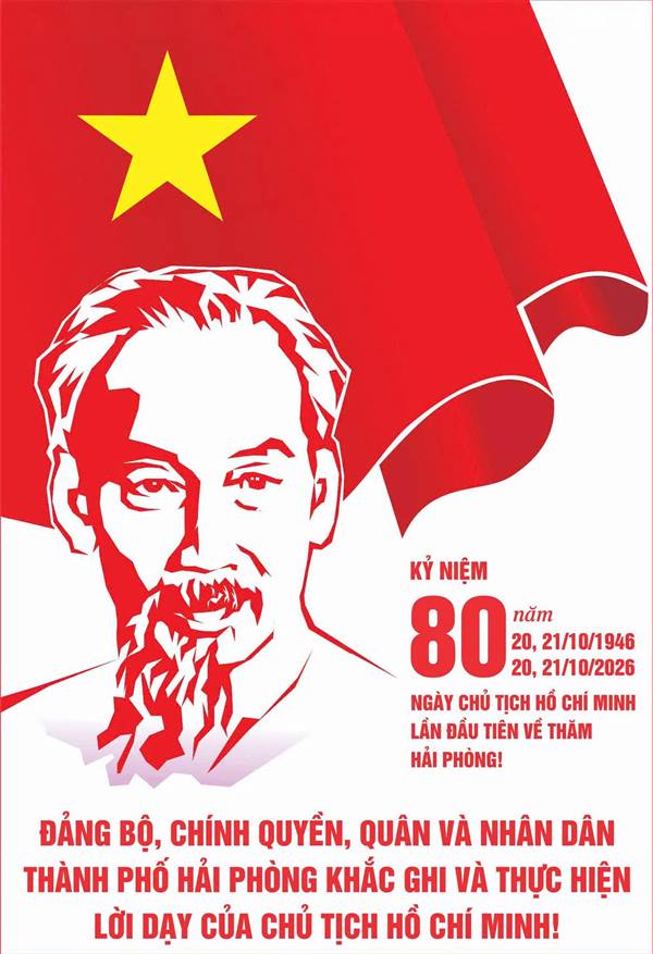 KỶ NIỆM 80 NĂM NGÀY CHỦ TỊCH HỒ CHÍ MINH LẦN ĐẦU TIÊN VỀ THĂM HẢI PHÒNG (20, 21/10/1946 – 20, 21/10/2026)