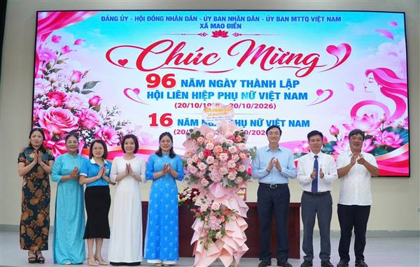 CHỦ TỊCH HỘI ĐỒNG NHÂN DÂN XÃ MAO ĐIỀN: ĐỐI THOẠI ĐỂ THẤU HIỂU, ĐỒNG HÀNH CÙNG PHỤ NỮ
