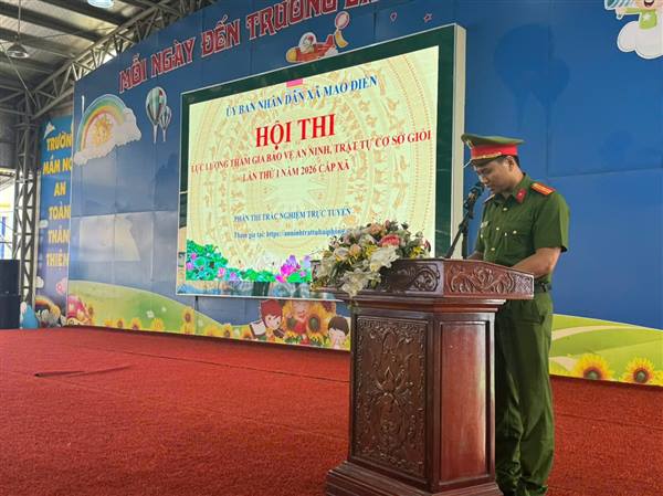 Nâng cao kỹ năng, nghiệp vụ qua Hội thi lực lượng bảo vệ ANTT cơ sở xã Mao Điền