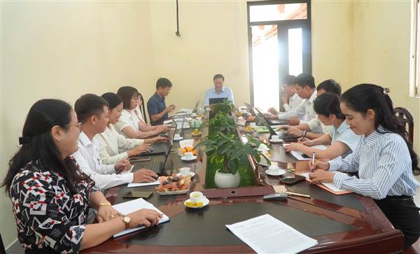 Xã Mao Điền tổ chức buổi làm việc giữa Thường trực Đảng ủy và Thường trực HĐND về kết quả hoạt động giai đoạn 2025 - 2026