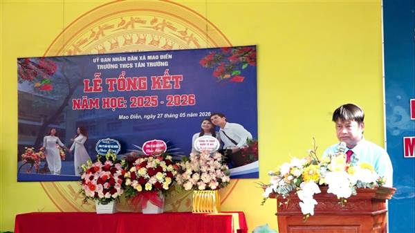 TRƯỜNG THCS TÂN TRƯỜNG: DẤU ẤN RỰC RỠ TỪ MỘT NĂM HỌC LỊCH SỬ