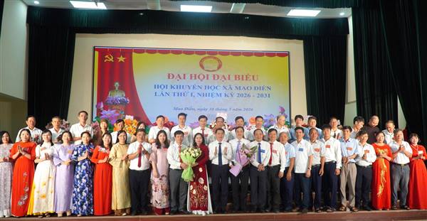 Đại hội đại biểu Hội Khuyến học xã Mao Điền lần thứ I, nhiệm kỳ 2026 - 2031: Bước phát triển mới của phong trào học tập suốt đời sau sáp nhập đơn vị hành chính