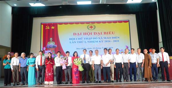 LAN TỎA TINH THẦN NHÂN ÁI: ĐẠI HỘI ĐẠI BIỂU HỘI CHỮ THẬP ĐỎ XÃ MAO ĐIỀN LẦN THỨ I, NHIỆM KỲ 2026-2031