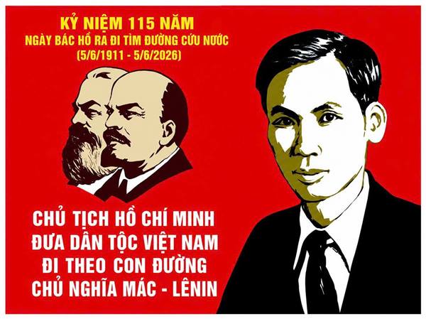 Kỷ niệm 115 năm Ngày Bác Hồ ra đi tìm đường cứu nước (5/6/1911 - 5/6/2026): Từ khát vọng giải phóng dân tộc đến xây dựng Việt Nam hùng cường