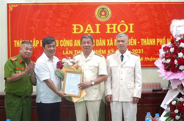 Đại hội thành lập Hội Cựu Công an nhân dân xã Mao Điền: Phát huy truyền thống, tiếp tục cống hiến vì bình yên cơ sở