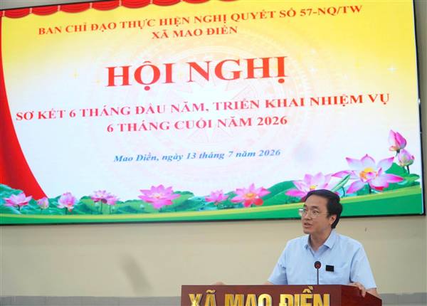 MAO ĐIỀN TĂNG TỐC PHÁT TRIỂN KHOA HỌC, CÔNG NGHỆ, ĐỔI MỚI SÁNG TẠO VÀ CHUYỂN ĐỔI SỐ