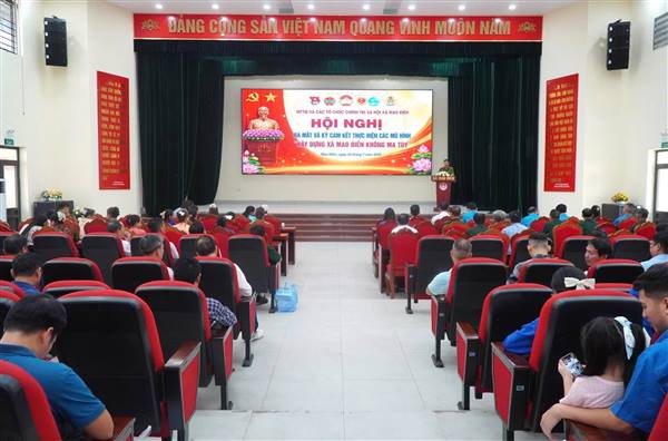 MAO ĐIỀN CHUNG TAY XÂY DỰNG ĐỊA BÀN KHÔNG MA TÚY – VÌ CUỘC SỐNG BÌNH YÊN, HẠNH PHÚC