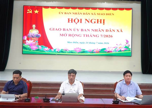MAO ĐIỀN QUYẾT TÂM HOÀN THÀNH TOÀN DIỆN CÁC NHIỆM VỤ PHÁT TRIỂN KINH TẾ - XÃ HỘI NĂM 2026