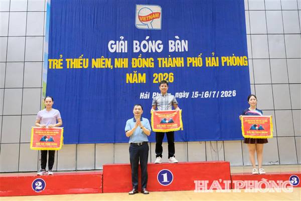 Xã Mao Điền nhất toàn đoàn Giải bóng bàn trẻ, thiếu niên, nhi đồng thành phố Hải Phòng