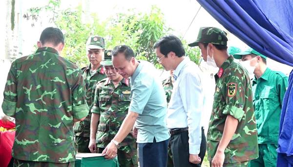 XÃ MAO ĐIỀN TỔ CHỨC LẤY MẪU HÀI CỐT LIỆT SĨ CHƯA XÁC ĐỊNH ĐƯỢC THÔNG TIN