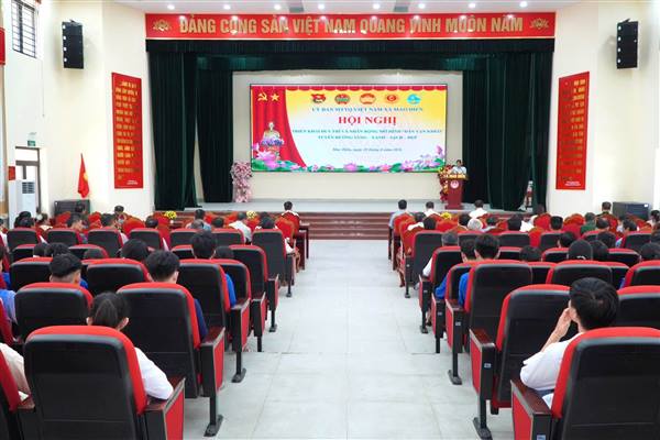 NHÂN RỘNG MÔ HÌNH “DÂN VẬN KHÉO” – CHUNG TAY XÂY DỰNG MAO ĐIỀN SÁNG – XANH - SẠCH - ĐẸP
