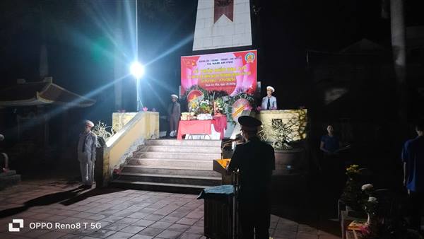 Xã Nam An Phụ tổ chức Lễ thắp nến tri ân các anh hùng liệt sĩ