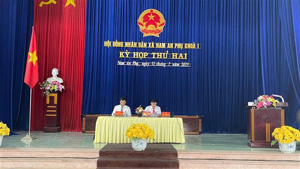 Hội đồng nhân dân xã Nam An Phụ khóa I, nhiệm kỳ 2021 - 2026  tổ chức Kỳ họp thứ hai