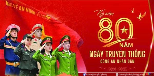 80 NĂM CÔNG AN NHÂN DÂN VIỆT NAM XÂY DỰNG VÀ TRƯỞNG THÀNH (19/8/1945 – 19/8/2025)