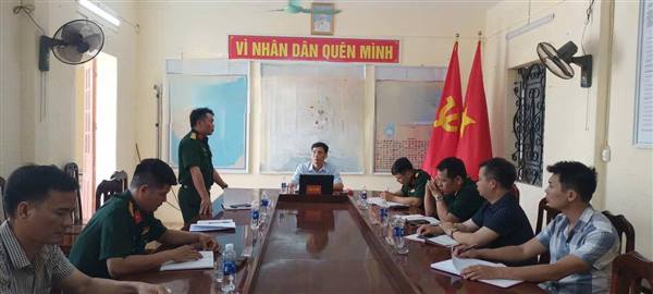 CHI BỘ QUÂN SỰ XÃ NAM AN PHỤ TỔ CHỨC SINH HOẠT THƯỜNG KỲ, NÂNG CAO CHẤT LƯỢNG LÃNH ĐẠO, SỨC CHIẾN ĐẤU