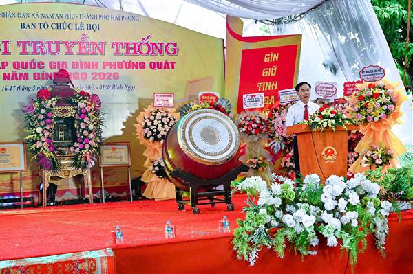 NAM AN PHỤ TỔ CHỨC THÀNH CÔNG LỄ HỘI TRUYỀN THỐNG ĐÌNH PHƯƠNG QUẤT NĂM 2026