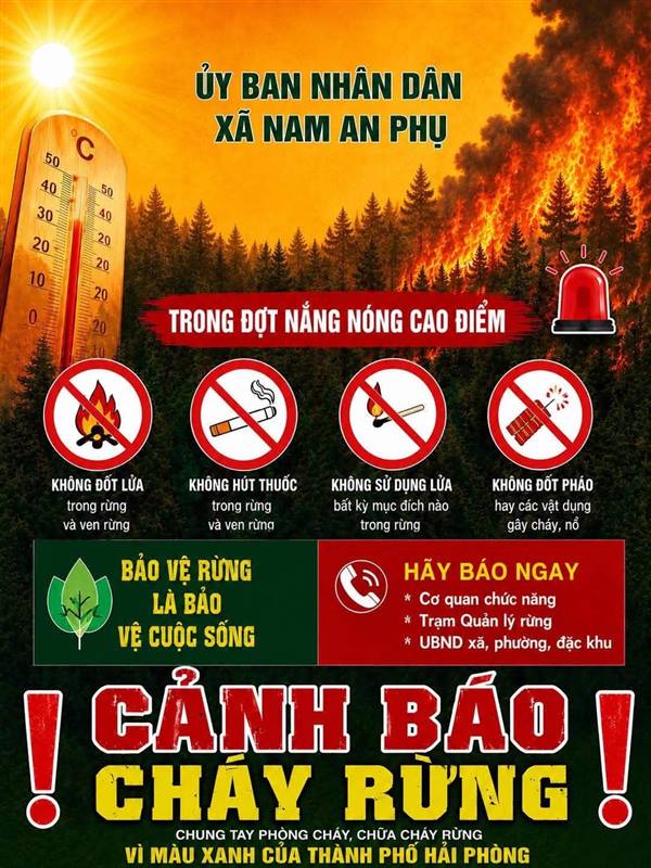 TĂNG CƯỜNG TUYÊN TRUYỀN PHÒNG, CHỐNG CHÁY RỪNG TRONG ĐỢT CAO ĐIỂM
