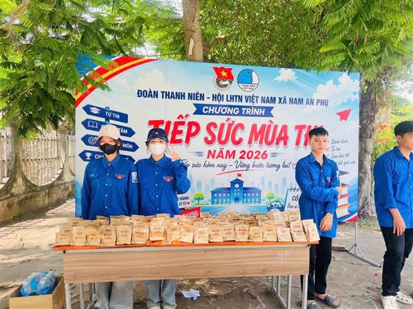 TUỔI TRẺ NAM AN PHỤ ĐỒNG HÀNH CÙNG SĨ TỬ TRONG NGÀY ĐẦU KỲ THI TỐT NGHIỆP THPT NĂM 2026
