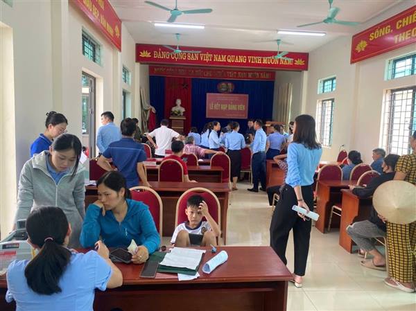 XÃ NAM AN PHỤ TỔ CHỨC CHI TRẢ TIỀN BỒI THƯỜNG, HỖ TRỢ DỰ ÁN CỤM CÔNG NGHIỆP THĂNG LONG ĐỢT 1