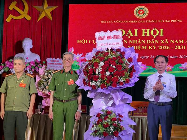 ĐẠI HỘI HỘI CỰU CÔNG AN NHÂN DÂN XÃ NAM AN PHỤ LẦN THỨ I, NHIỆM KỲ 2026 – 2031 THÀNH CÔNG TỐT ĐẸP