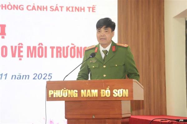 HỘI NGHỊ TUYÊN TRUYỀN PHÁP LUẬT VỀ BẢO VỆ MÔI TRƯỜNG TẠI PHƯỜNG NAM ĐỒ SƠN