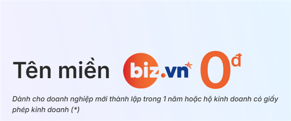 Tên miền .biz.vn là tên miền dành riêng cho doanh nghiệp và hộ kinh doanh tại Việt Nam