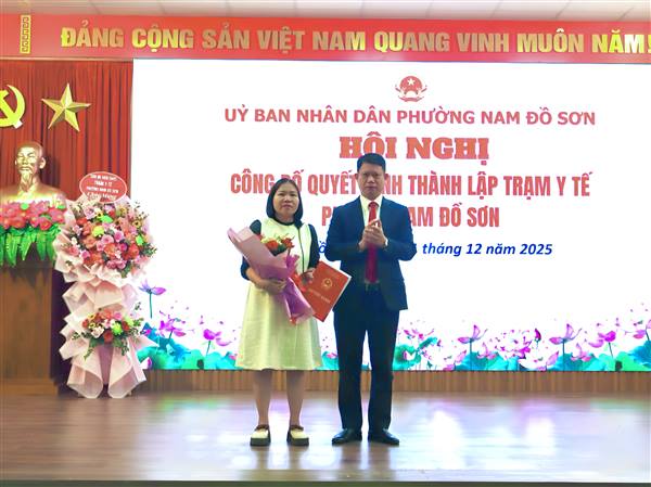 NAM ĐỒ SƠN CHÍNH THỨC THÀNH LẬP TRẠM Y TẾ PHƯỜNG