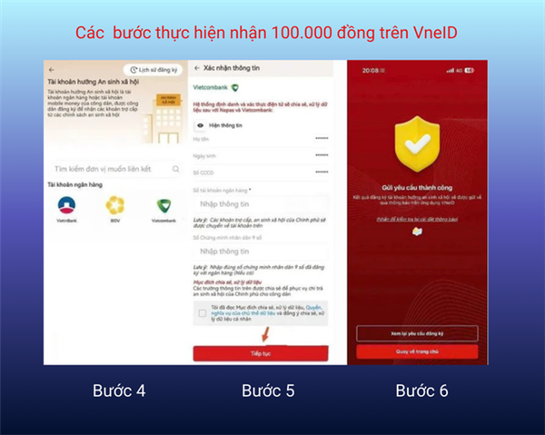 Hướng dẫn cách thức nhận 100.000 đồng dịp Quốc khánh 2/9 qua VNeID
