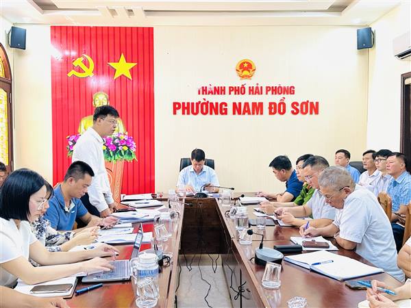 PHƯỜNG NAM ĐỒ SƠN TRIỂN KHAI KẾ HOẠCH LÀM GIÀU, LÀM SẠCH CƠ SỞ DỮ LIỆU QUỐC GIA VỀ ĐẤT ĐAI