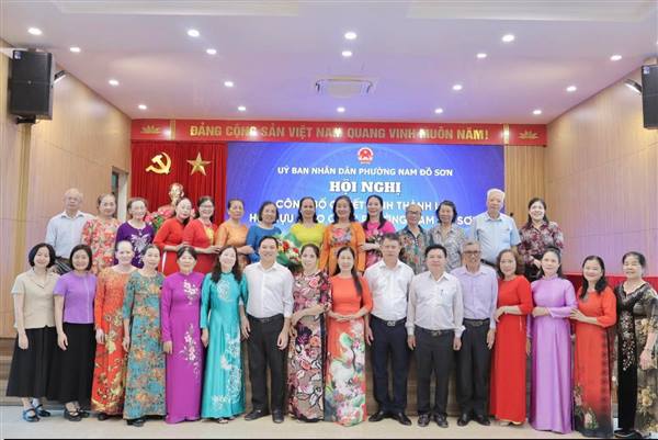PHƯỜNG NAM ĐỒ SƠN TỔ CHỨC HỘI NGHỊ CÔNG BỐ QUYẾT ĐỊNH THÀNH LẬP HỘI CỰU GIÁO CHỨC PHƯỜNG NAM ĐỒ SƠN