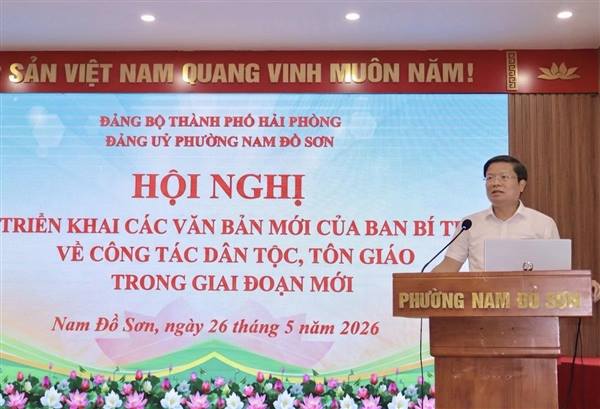 ĐẢNG UỶ PHƯỜNG NAM ĐỒ SƠN TỔ CHỨC HỘI NGHỊ QUÁN TRIỆT, TRIỂN KHAI CÁC NỘI DUNG CHUYÊN ĐỀ