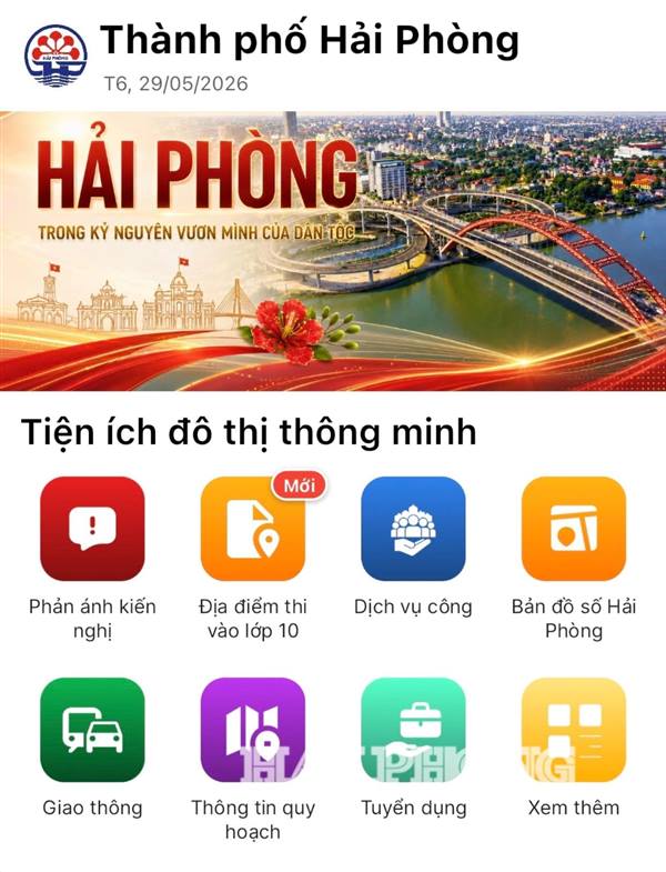 Tra cứu địa điểm thi vào lớp 10 THPT trên Smart Hải Phòng