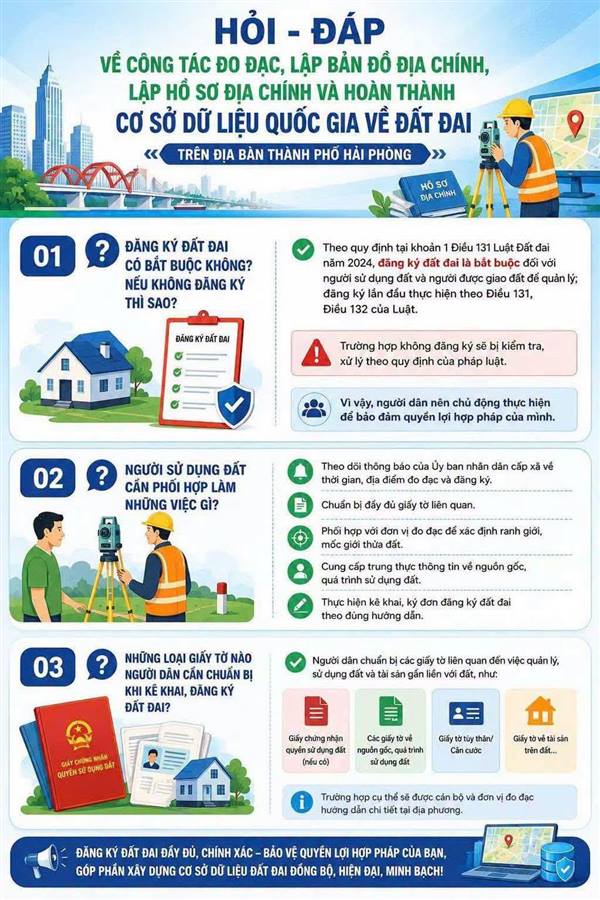 HỎI – ĐÁP VỀ ĐĂNG KÝ ĐẤT ĐAI
