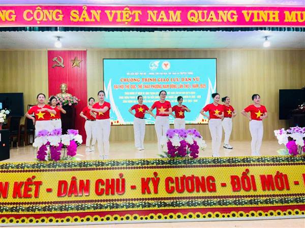 SÔI NỔI CHƯƠNG TRÌNH GIAO LƯU DÂN VŨ PHƯỜNG NAM ĐỒNG 2025