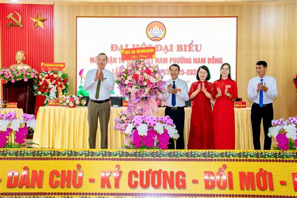 PHƯỜNG NAM ĐỒNG KHAI MẠC ĐẠI HỘI ĐẠI BIỂU MẶT TRẬN TỔ QUỐC VIỆT NAM LẦN THỨ I, NHIỆM KỲ 2025 - 2030