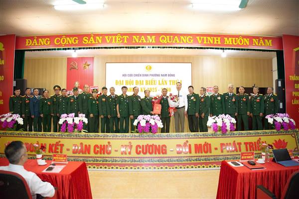 ĐẠI HỘI ĐẠI BIỂU HỘI CỰU CHIẾN BINH PHƯỜNG NAM ĐỒNG LẦN THỨ I, NHIỆM KỲ 2025-2030 