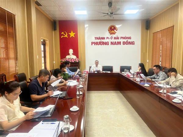 UBND PHƯỜNG NAM ĐỒNG TỔ CHỨC PHIÊN HỌP THƯỜNG KỲ THÁNG 11 