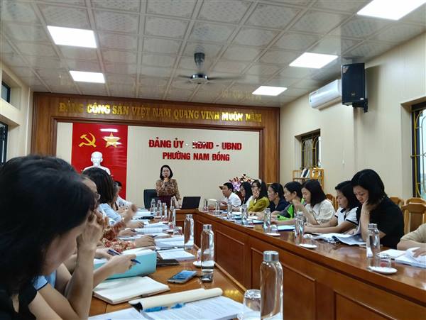 ĐẢNG UỶ PHƯỜNG NAM ĐỒNG TỔ CHỨC HỘI NGHỊ TẬP HUẤN NGHIỆP VỤ CÔNG TÁC KIỂM TRA, GIÁM SÁT VÀ THI HÀNH KỶ LUẬT ĐẢNG NĂM 2025