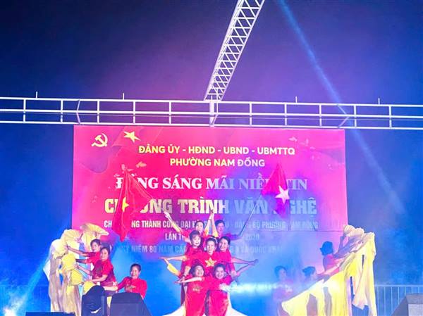 CHƯƠNG TRÌNH VĂN NGHỆ CHÀO MỪNG THÀNH CÔNG ĐẠI HỘI ĐẢNG BỘ PHƯỜNG NAM ĐỒNG LẦN THỨ I, NHIỆM KỲ 2025 - 2030