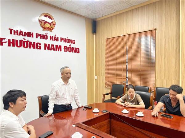 PHƯỜNG NAM ĐỒNG BÀN GIAO TIỀN BỒI THƯỜNG, HỖ TRỢ GIẢI PHÓNG MẶT BẰNG