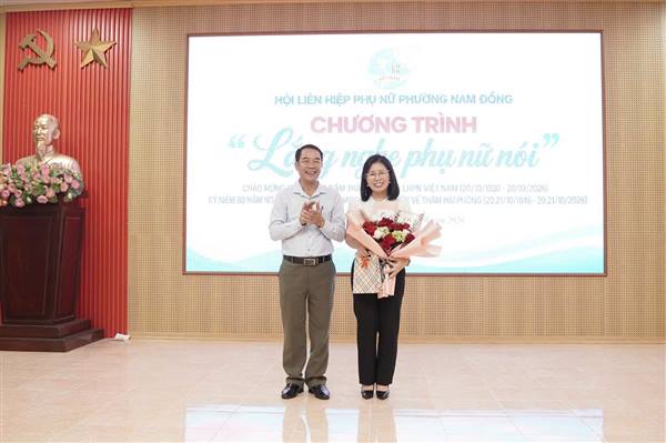 HỘI LIÊN HIỆP PHỤ NỮ PHƯỜNG NAM ĐỒNG TỔ CHỨC CHƯƠNG TRÌNH “LẮNG NGHE PHỤ NỮ NÓI”