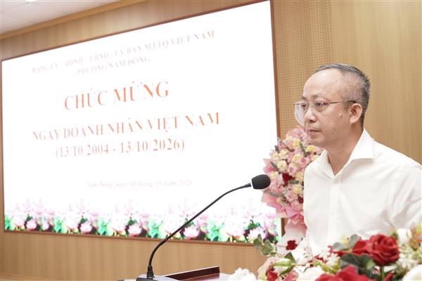 PHƯỜNG NAM ĐỒNG GẶP MẶT, TRI ÂN DOANH NGHIỆP NHÂN NGÀY DOANH NHÂN VIỆT NAM 13/10