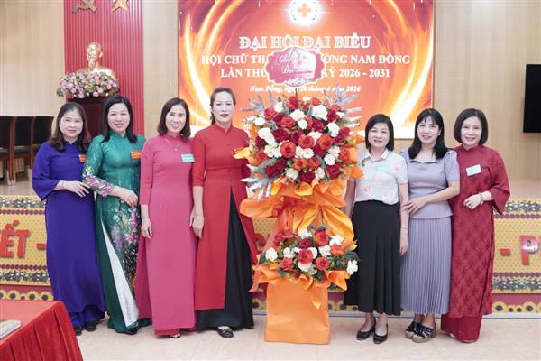 ĐẠI HỘI ĐẠI BIỂU HỘI CHỮ THẬP ĐỎ PHƯỜNG NAM ĐỒNG LẦN THỨ I, NHIỆM KỲ 2026–2031