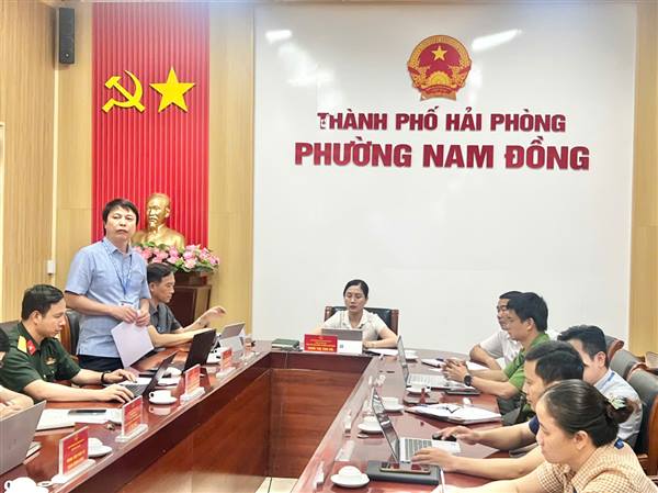 UBND PHƯỜNG NAM ĐỒNG TỔ CHỨC PHIÊN HỌP THƯỜNG KỲ THÁNG 5 (lần 2)