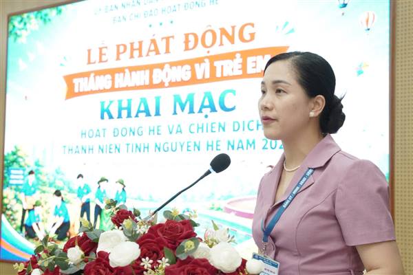 PHƯỜNG NAM ĐỒNG TỔ CHỨC LỄ PHÁT ĐỘNG THÁNG HÀNH ĐỘNG VÌ TRẺ EM NĂM 2026