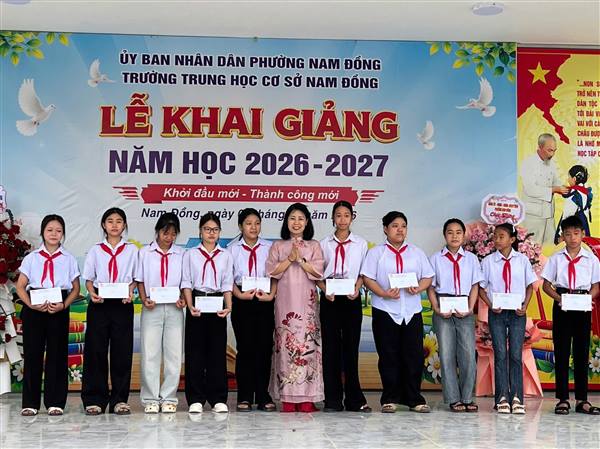 NAM ĐỒNG TƯNG BỪNG KHAI GIẢNG NĂM HỌC 2026–2027
